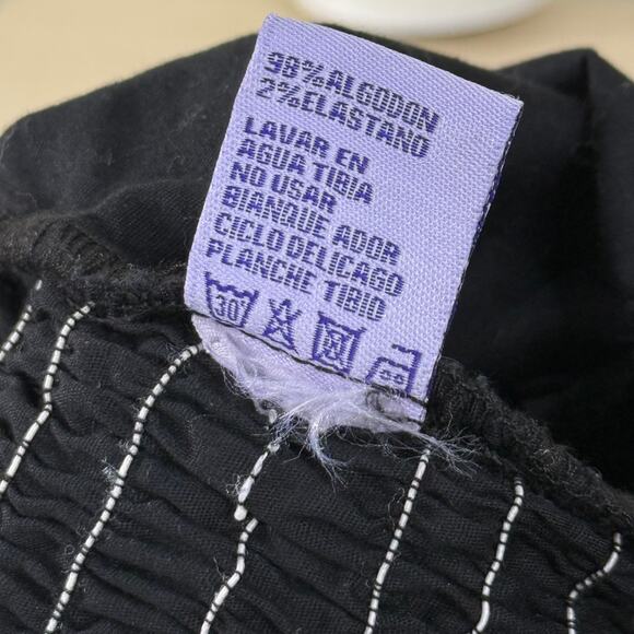 Vtg 90s Y2k Ruffle Collared Halter Top Gyaru Cyber Goth Emo Party Punk Sexy M - Picture 6 of 7